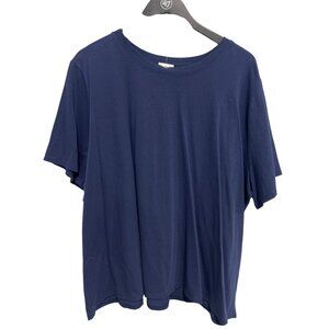 INC International Concepts Essentials Crewneck Short Sleeve T Shirt Women 4X NEW